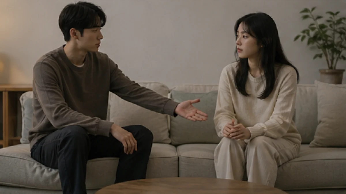 우리 사이인데 오늘도 물어봐야 하나 관련 이미지