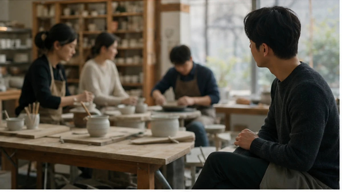 같은 모임에서 자꾸 마주치는 사람에게 마음이 갈 때 관련 이미지