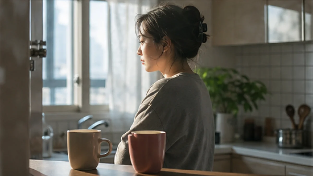 함께 보낸 다음 날 불안이 커질 때 관련 이미지