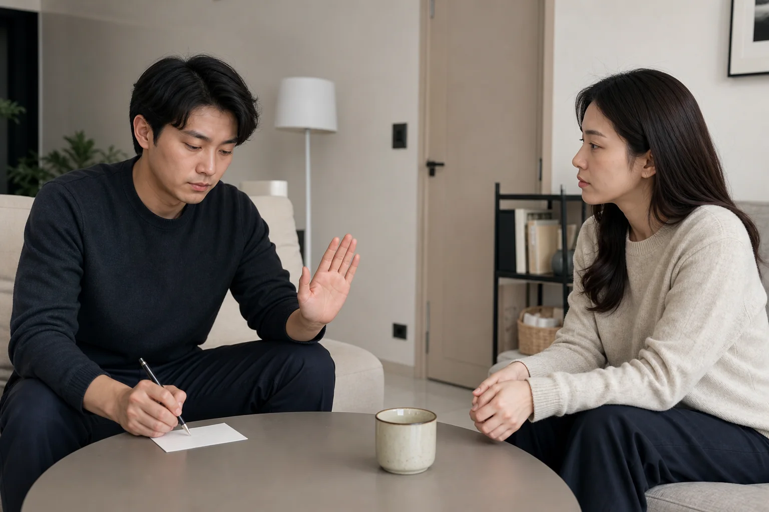 지금 말하라는 재촉에 머릿속이 더 하얘질 때 관련 이미지