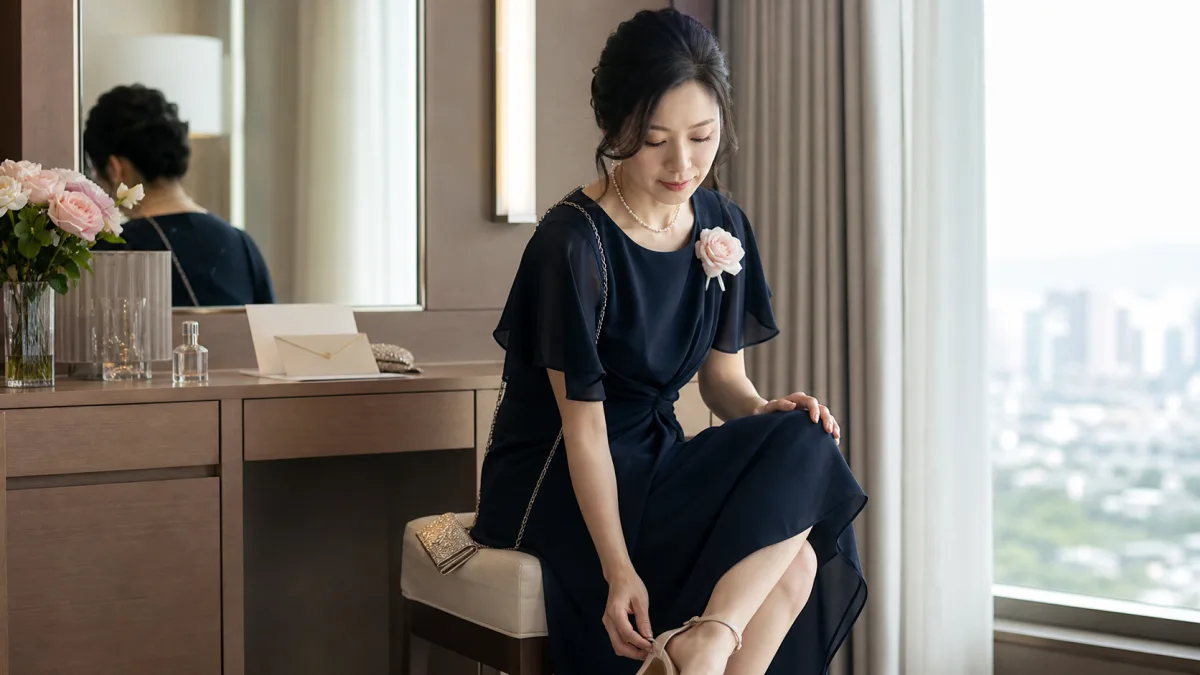 결혼식 하객 옷에서 얼굴도 예의도 놓치고 싶지 않을 때 관련 이미지