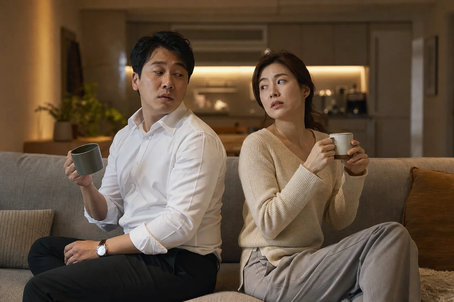 둘 다 힘든 날에는 누가 먼저 기대야 할까 관련 이미지